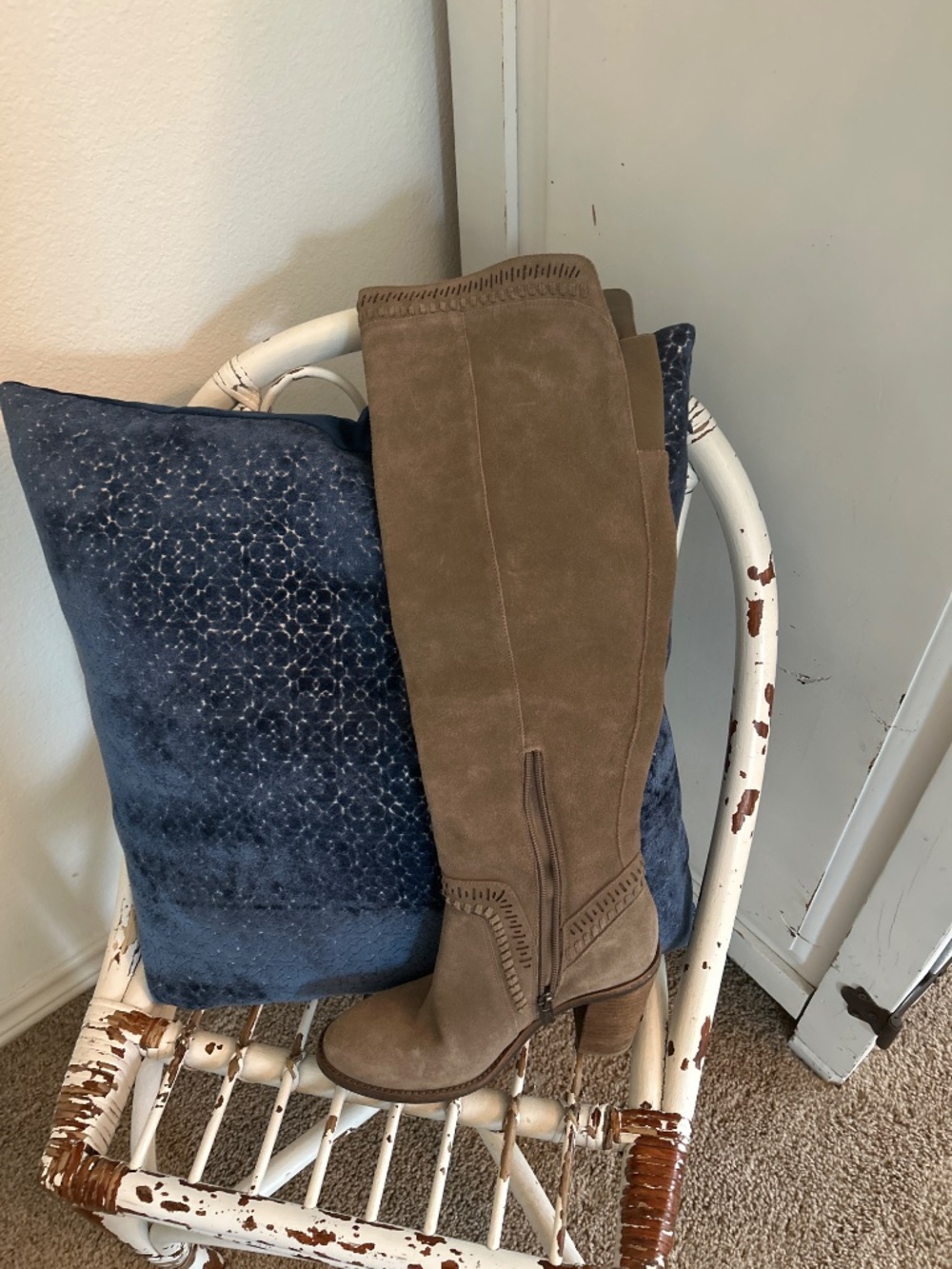 Vince Camuto Madolee over the knee suede boot - Picture 4 of 4